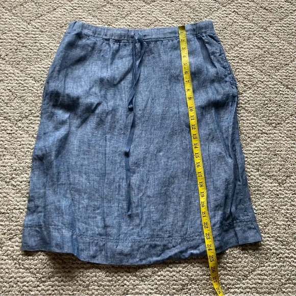 Max Studio Blue Midi Skirt - Picture 6 of 7